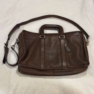 Coach Brown Leather Men's Bag